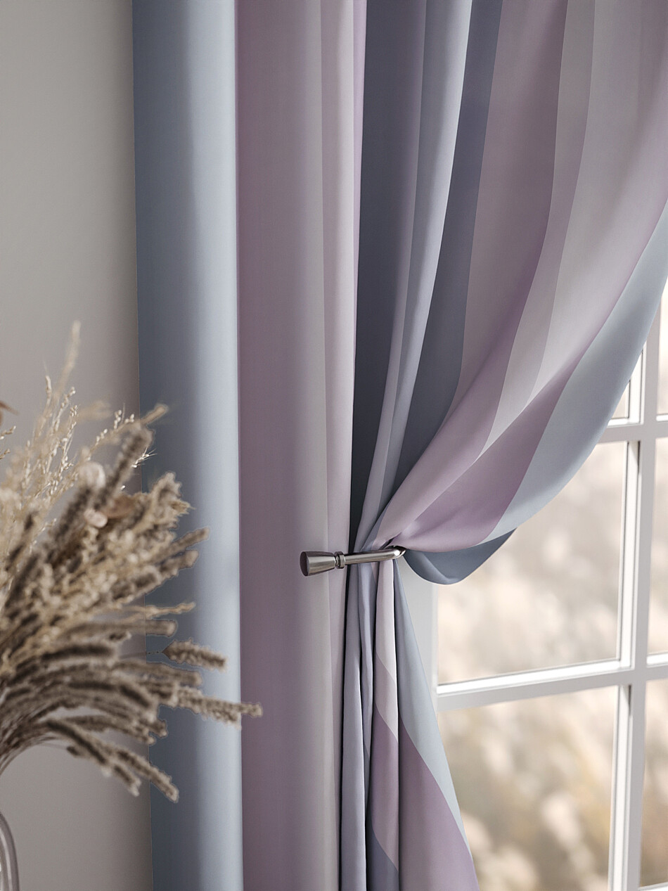 Фото №1244743 - 9750276 - Портьера 2 шт. — 150х280 см. - Комплект штор