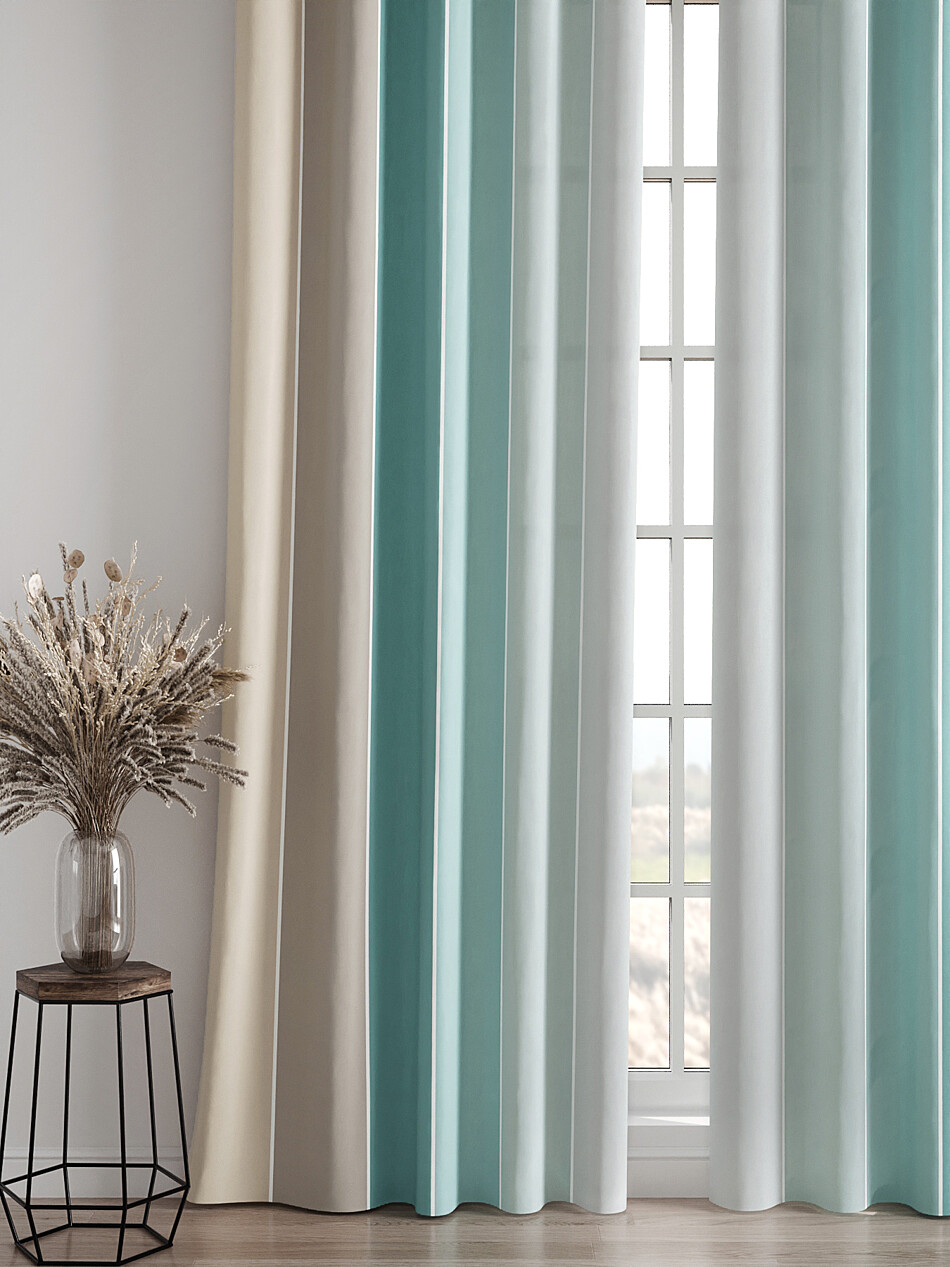 Фото №1244642 - 9750408 - Портьера 2 шт. — 150х280 см. - Комплект штор