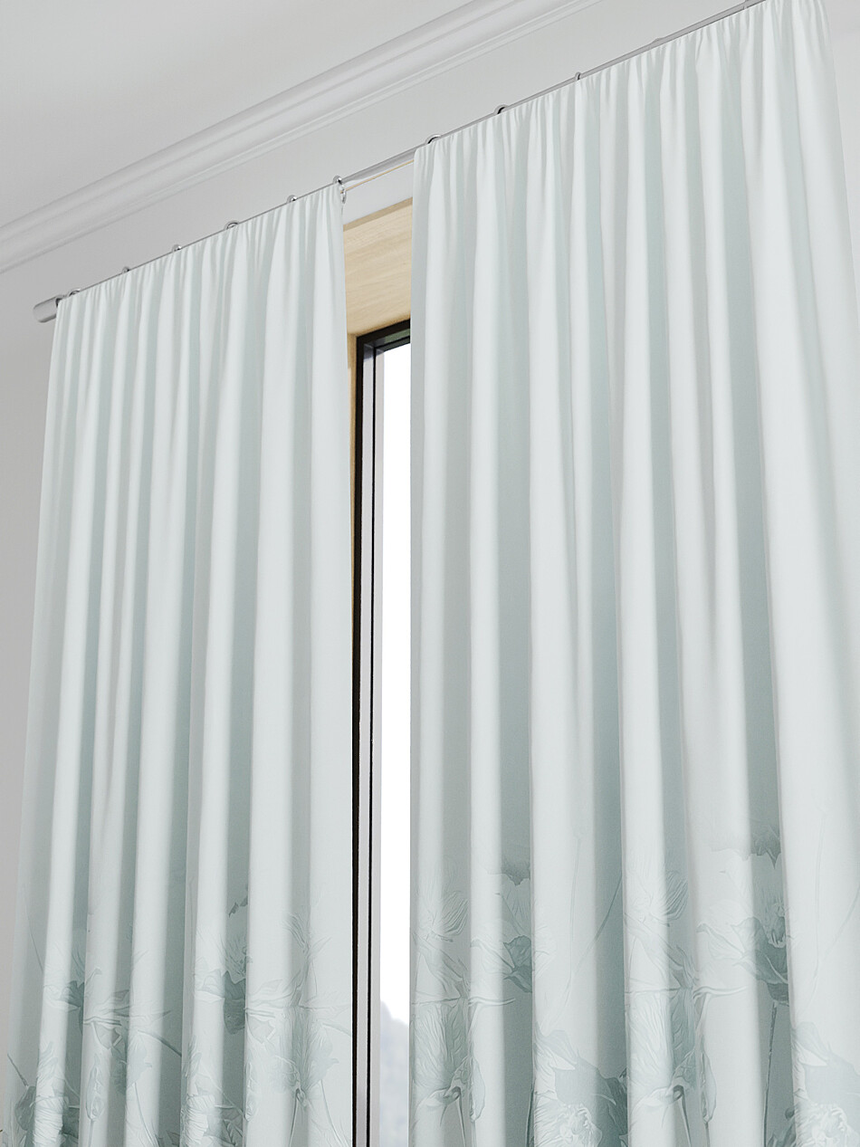 Фото №1246631 - 9536178 - Портьера 150х260 см. — 2 шт. - Комплект штор