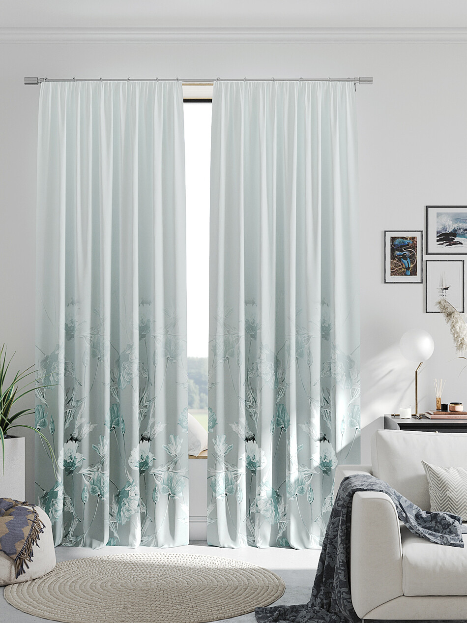 Фото №1246628 - 9536178 - Портьера 150х260 см. — 2 шт. - Комплект штор