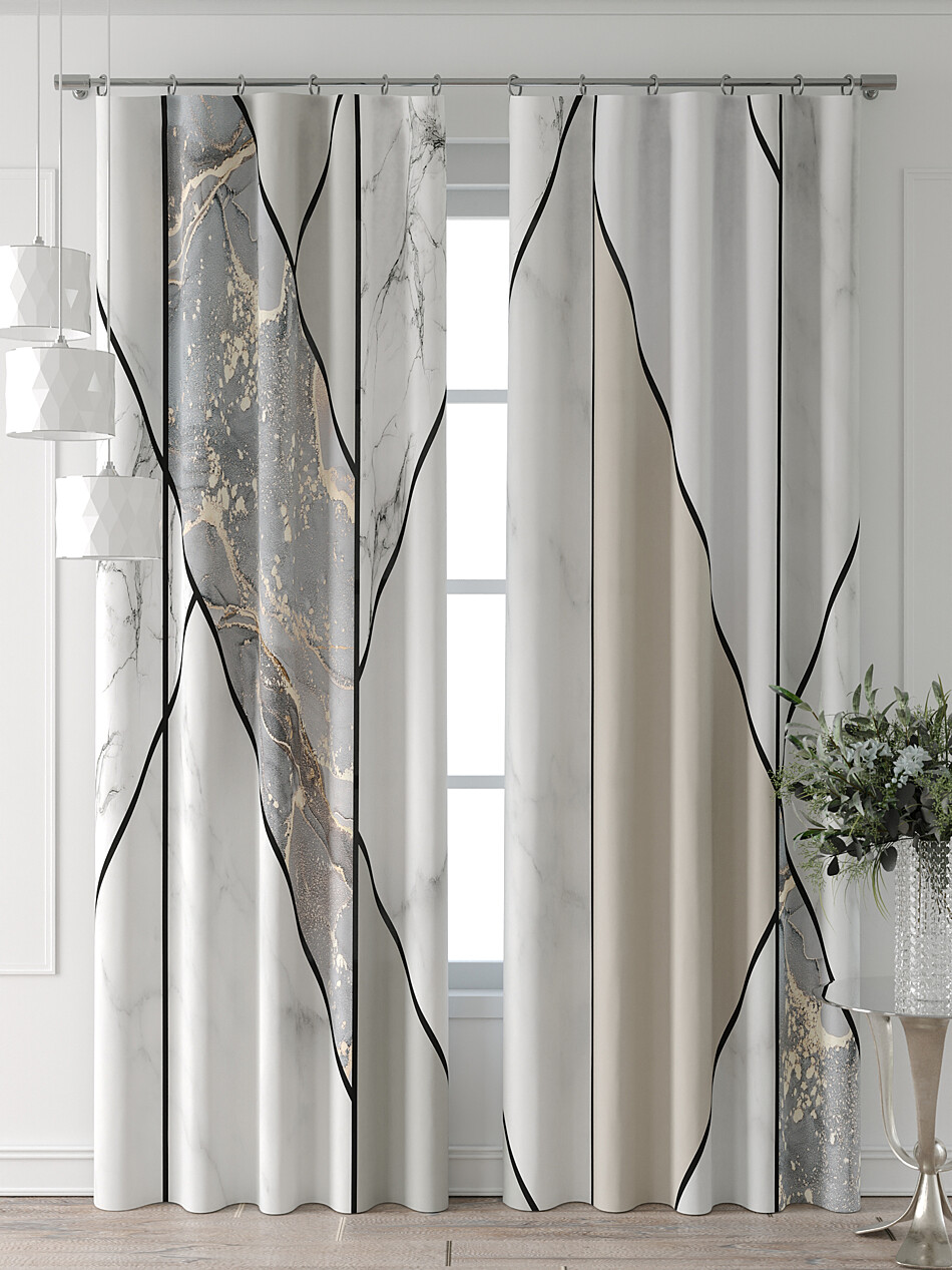 Фото №1302909 - 9709370240 - Портьера 150х240 см — 2 шт. - Комплект штор