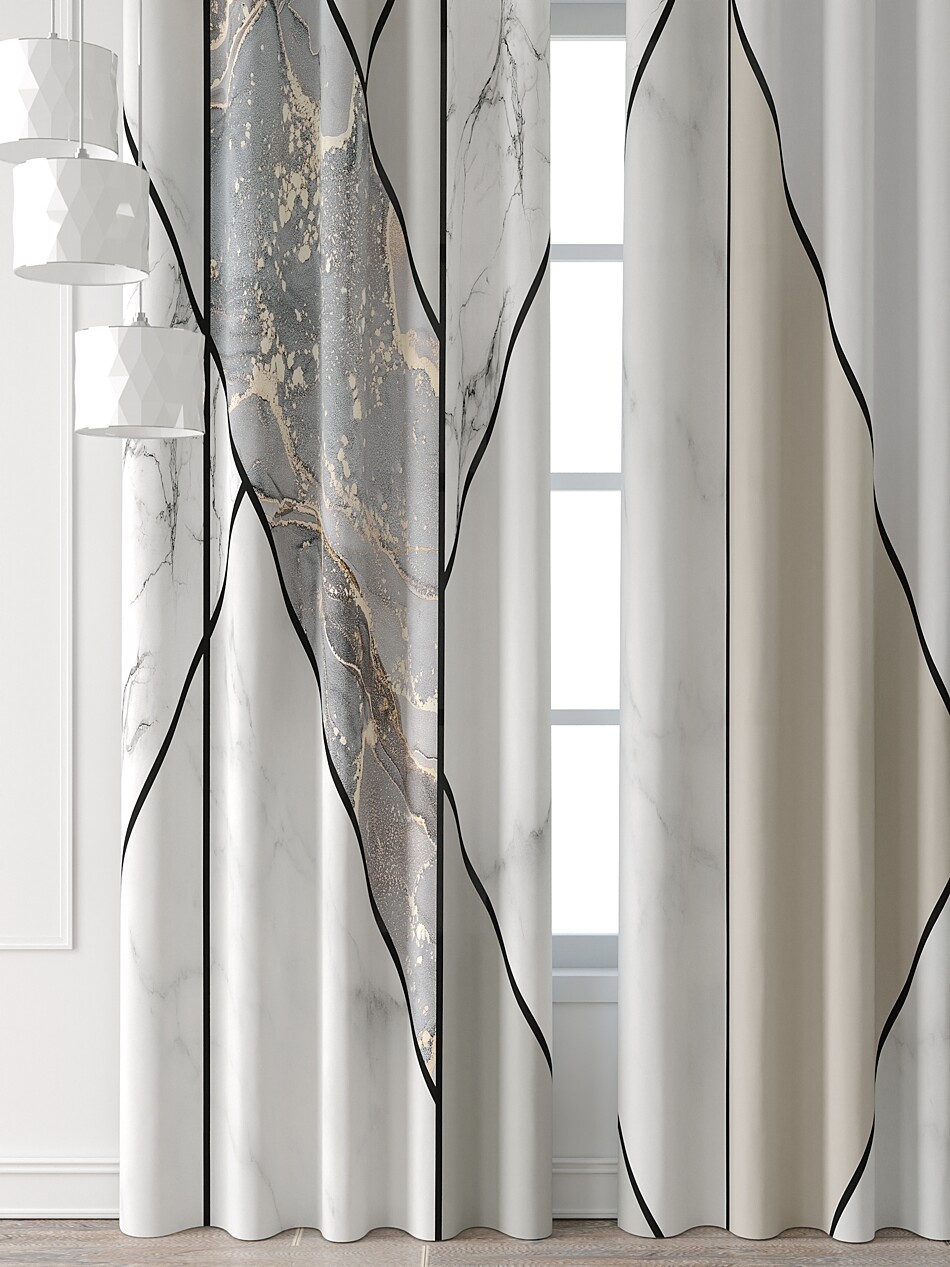 Фото №1302917 - 9709370240 - Портьера 150х240 см — 2 шт. - Комплект штор