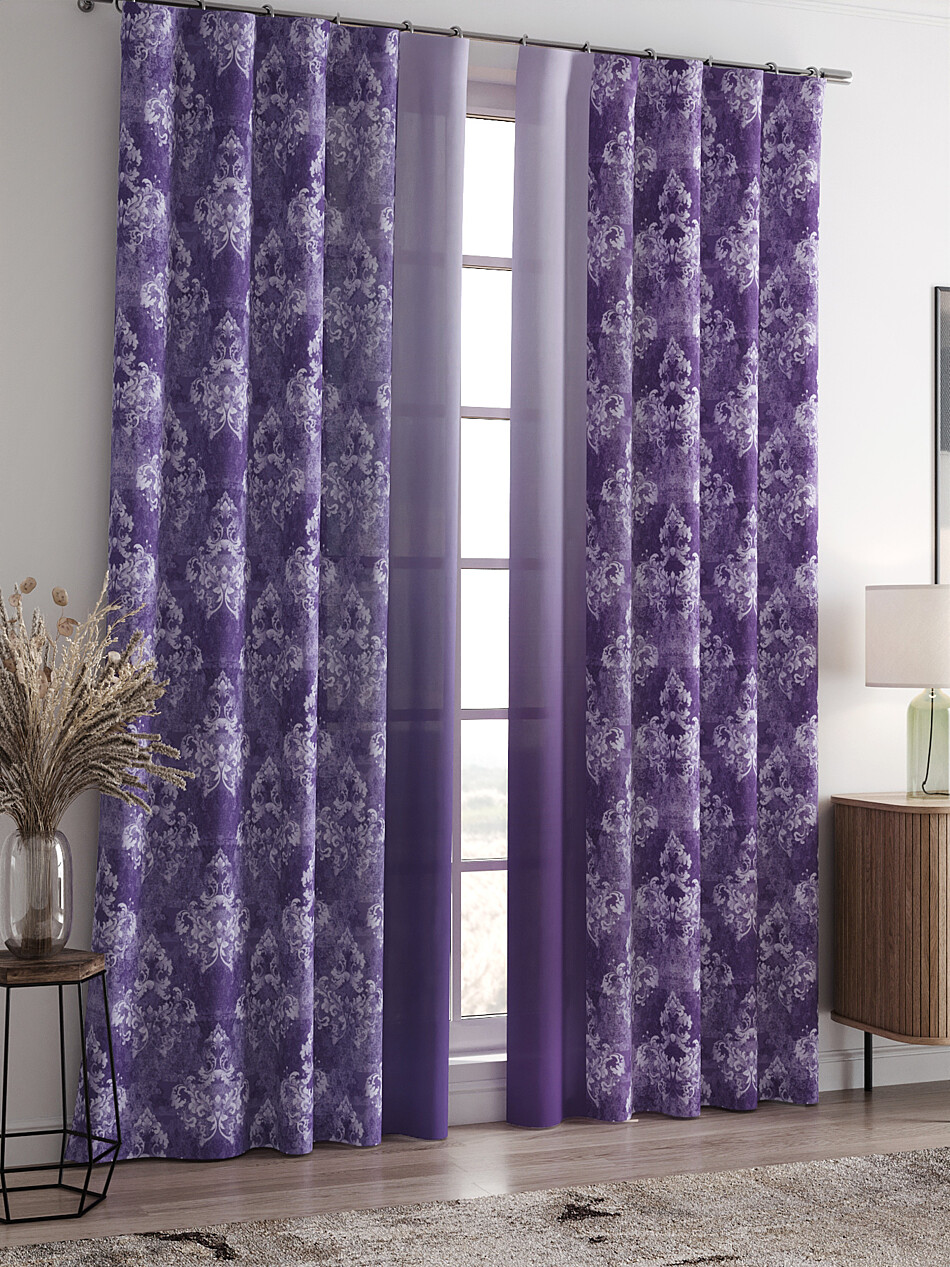 Фото №1243045 - 9750179 - Портьера 2 шт. — 150х280 см. - Комплект штор