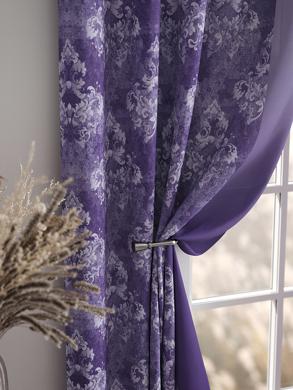 Фото №1243059 - 9750179 - Портьера 2 шт. — 150х280 см. - Комплект штор