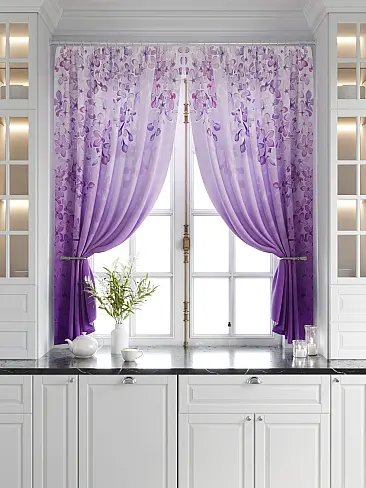 Короткие шторы фиолетового цвета в Калининграде - Страница 2 9920530 - 6