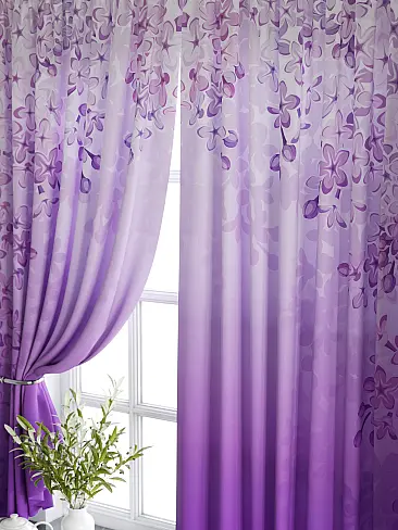 Короткие шторы фиолетового цвета в Калининграде - Страница 2 9920530 - 4