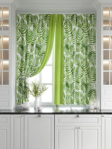 Шторы зеленого цвета для кухни - Страница 4 9920534 - 7