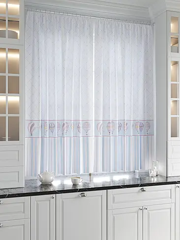 Шторы голубого цвета для кухни в Новокузнецке - Страница 2 9920560 - 3