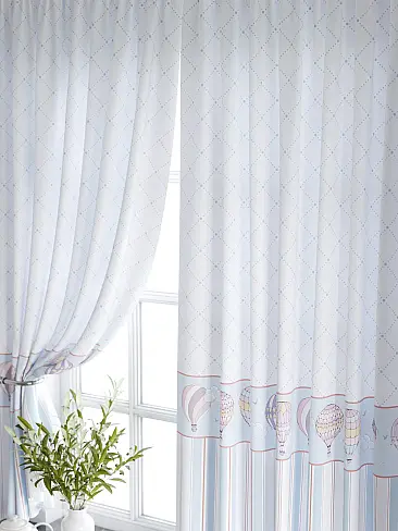 Шторы голубого цвета для кухни в Новокузнецке - Страница 2 9920560 - 4