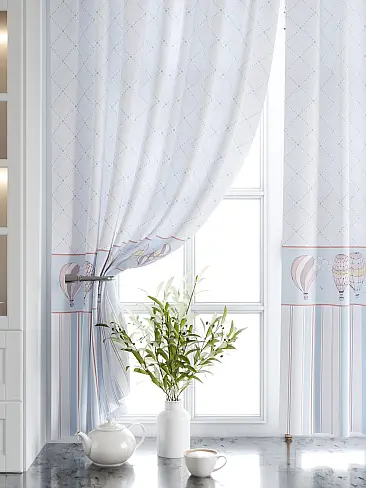 Шторы голубого цвета для кухни в Новокузнецке - Страница 2 9920560 - 5