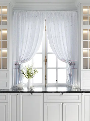 Шторы голубого цвета для кухни в Новокузнецке - Страница 2 9920560 - 6