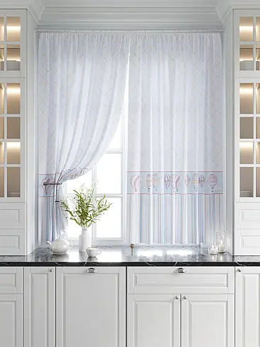 Шторы голубого цвета для кухни в Новокузнецке - Страница 2 9920560 - 7