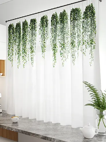 Шторы из жаккарда на люверсах 71533257 - 2