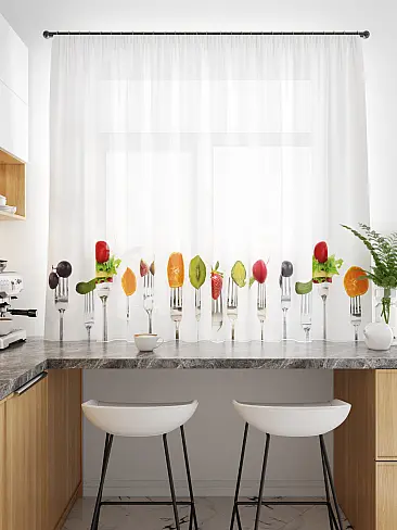 Шторы из тюля вуали короткие - Страница 6 71533263 - 2