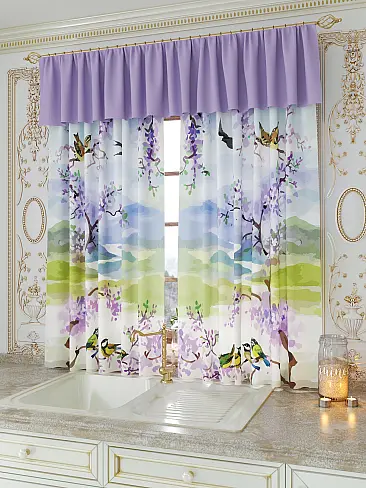 Короткие шторы фиолетового цвета в Калининграде - Страница 11 9934057 - 4