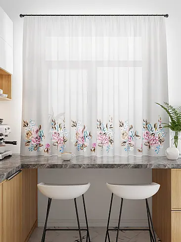 Шторы из тюля вуали короткие в Пензе - Страница 166 71533291 - 2