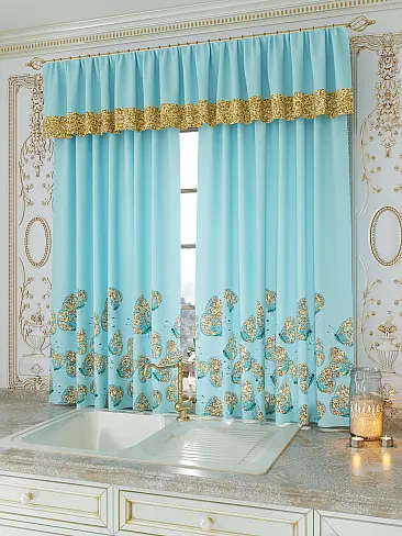 Полупрозрачные шторы из полиэстера 9934106 - 4