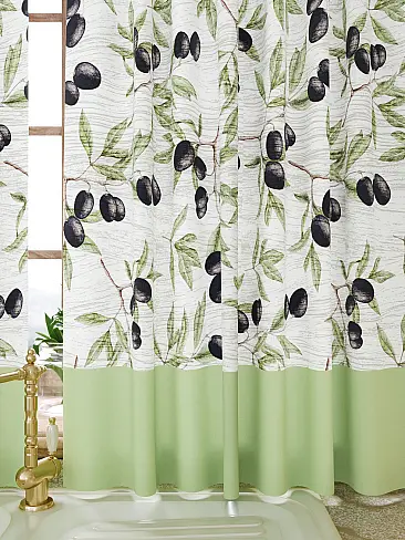 Короткие шторы для кухни с ламбрекеном - Страница 4 9934098 - 3