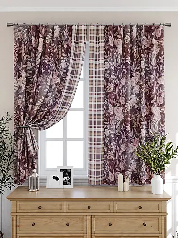 Шторы коричного цвета для кухни в Иркутске - Страница 22 9925201 - 7