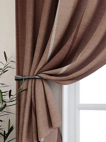 Шторы коричного цвета для кухни - Страница 2 9925236 - 3