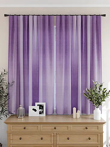 Шторы сиреневого цвета для кухни 9925237 - 5