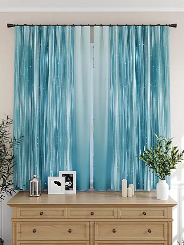 Комплекты штор бирюзового цвета в Санкт-Петербурге - Страница 4 9925230 - 5