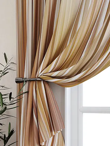 Шторы коричного цвета для кухни - Страница 2 9925241 - 3