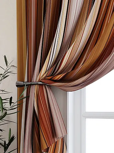 Шторы коричного цвета для кухни в Иркутске - Страница 19 9925254 - 3