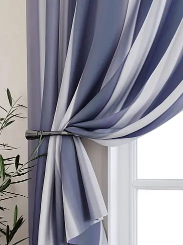 Шторы антрацитового цвета для кухни 9925262 - 3