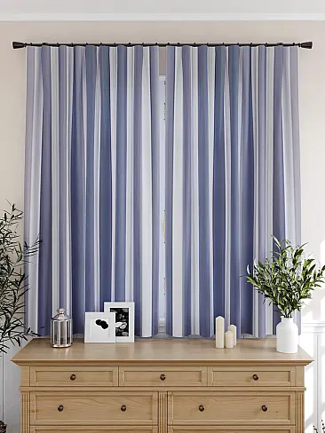 Шторы антрацитового цвета для кухни 9925262 - 5