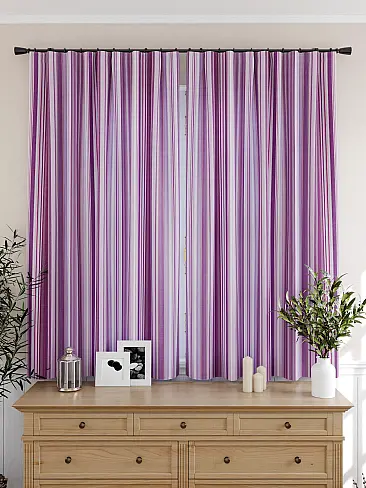 Шторы сливового цвета для кухни 9925291 - 5