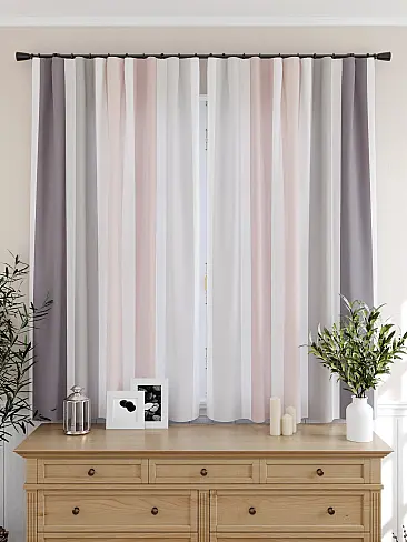 Шторы для кухни в полоску 9925310 - 5