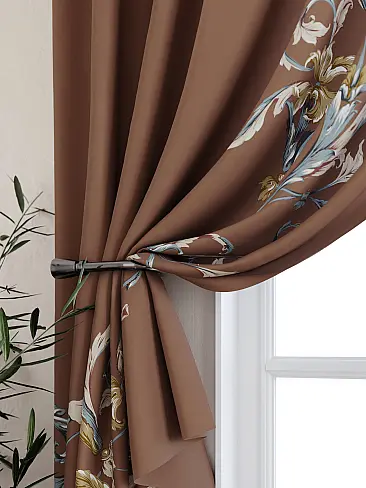 Шторы коричного цвета для кухни - Страница 2 9925314 - 3