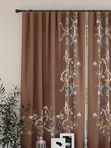 Шторы коричного цвета для кухни - Страница 2 9925314 - 4