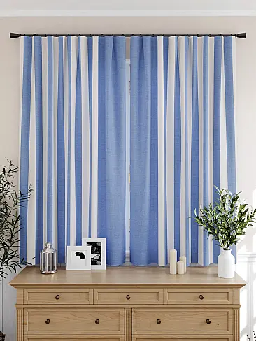 Шторы для кухни в полоску 9925346 - 5