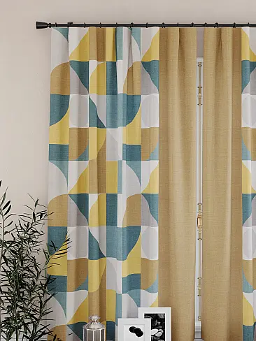 Комплекты штор желтого цвета - Страница 53 9925366 - 4