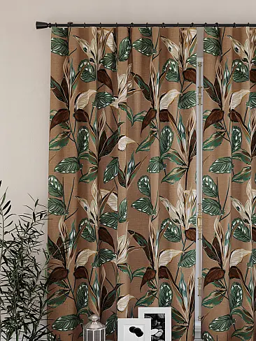 Шторы коричного цвета для кухни в Иркутске - Страница 20 9925430 - 4