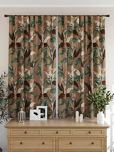 Шторы коричного цвета для кухни в Иркутске - Страница 20 9925430 - 5