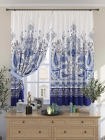 Шторы голубого цвета для кухни в Новокузнецке - Страница 18 9925451 - 2