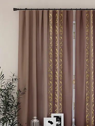 Шторы коричного цвета для кухни - Страница 3 9925477 - 4