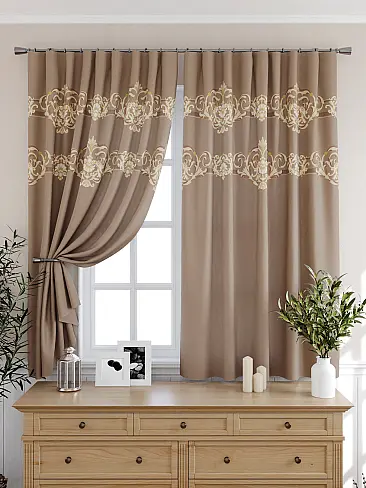 Шторы коричного цвета для кухни - Страница 3 9925482 - 7