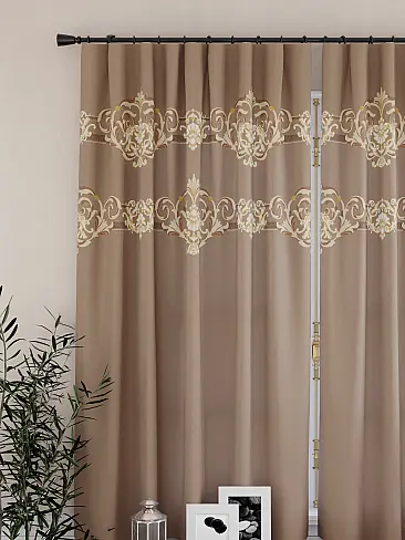 Шторы коричного цвета для кухни - Страница 3 9925482 - 4