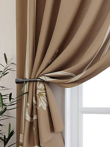 Шторы коричного цвета для кухни в Иркутске - Страница 21 9925484 - 3