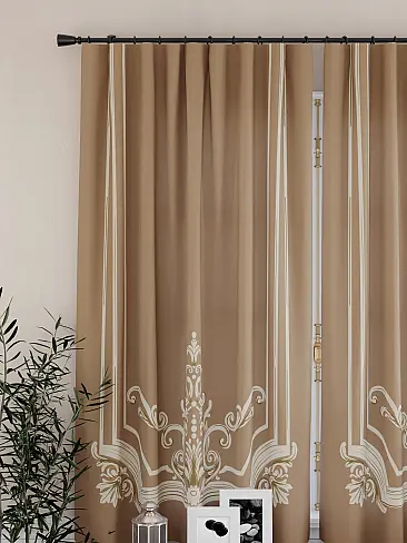 Шторы коричного цвета для кухни в Иркутске - Страница 21 9925484 - 4