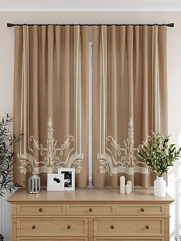 Шторы коричного цвета для кухни в Иркутске - Страница 21 9925484 - 5