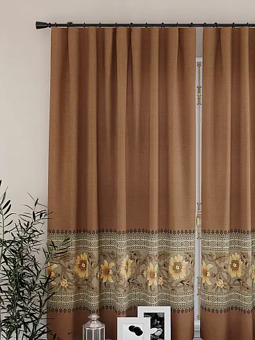 Шторы коричного цвета для кухни - Страница 3 9925502 - 4