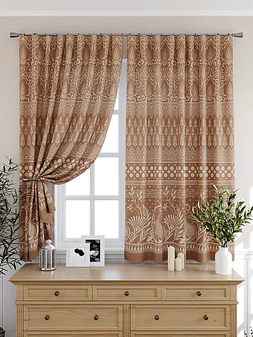 Шторы коричного цвета для кухни в Иркутске - Страница 19 9925503 - 7