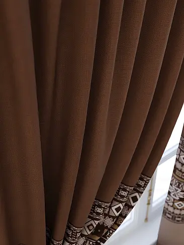 Шторы коричного цвета для кухни - Страница 3 9925506 - 6