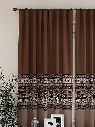 Шторы коричного цвета для кухни - Страница 3 9925506 - 4