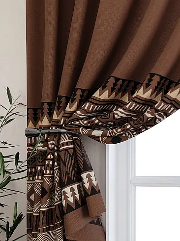 Шторы коричного цвета для кухни - Страница 4 9925500 - 3